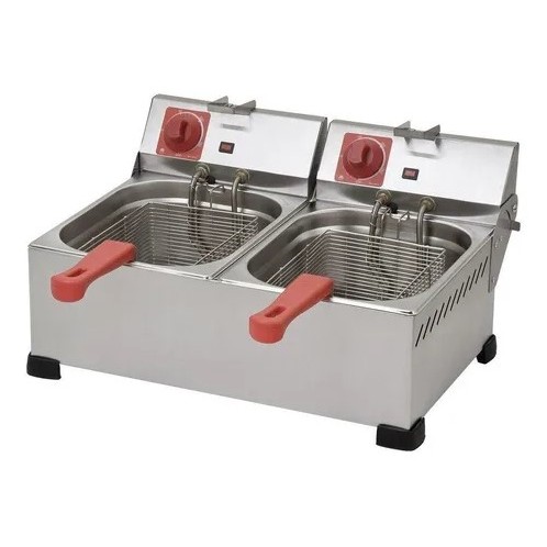 Fritadeira industrial elétrica Marchesoni FT.1.62 12L prata 220V
