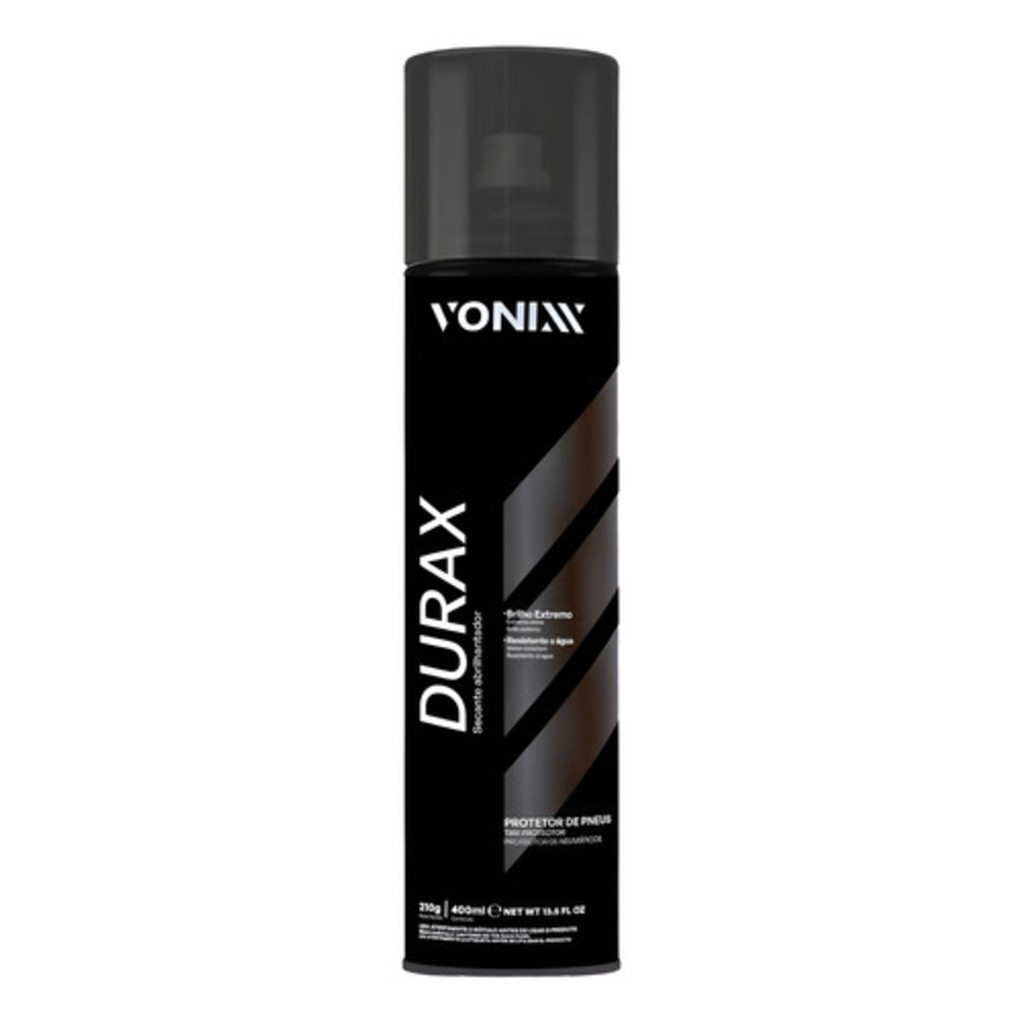 Vonixx Durax Pneu Pretinho Selante Spray Brilho Extremo Cor em Oferta na Shopee