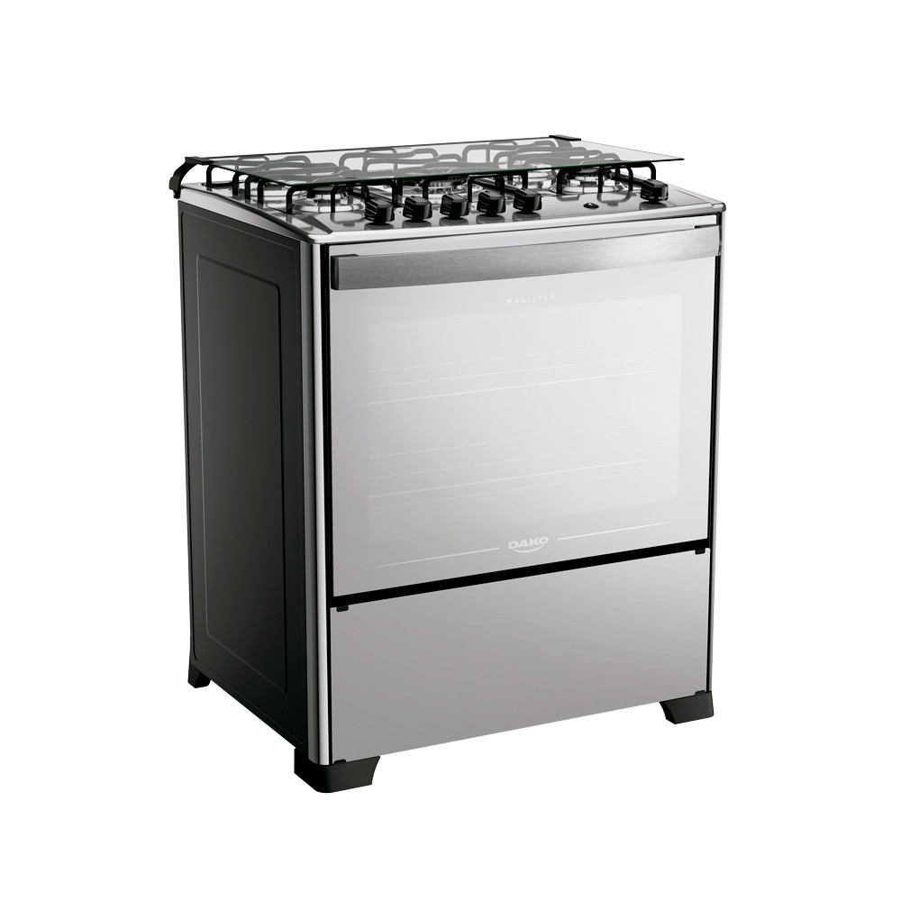 Fogão Dako Magister 5 Bocas Style Mesa de Inox a Gás Espelhado Bivolt em Oferta na Shopee