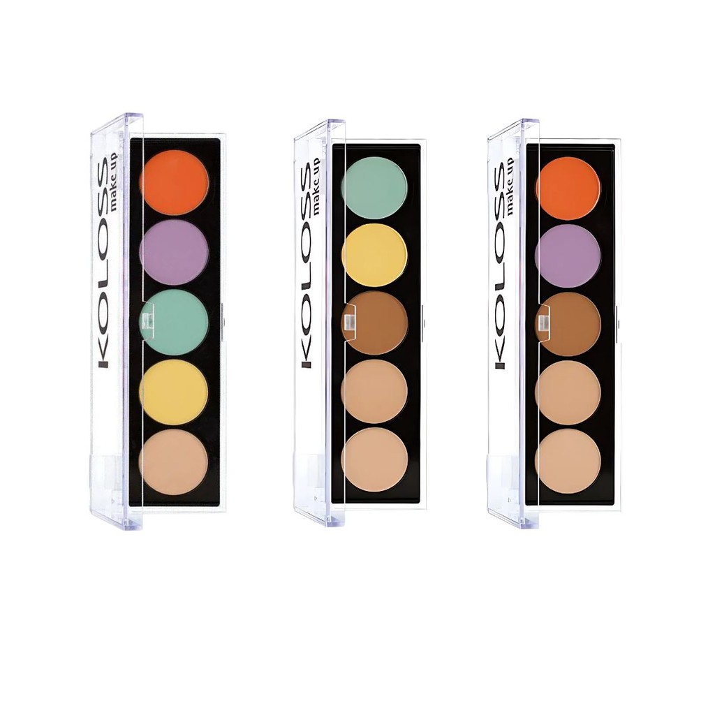 Paleta de Corretivos Camuflagem  Diversas Opções Koloss