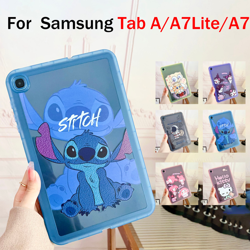 Para Samsung Tab A7 Lite Dos Desenhos Animados Bonito Tab A 8.0 Silicone Macio Suor E Resistente Quedas Tablet Capa