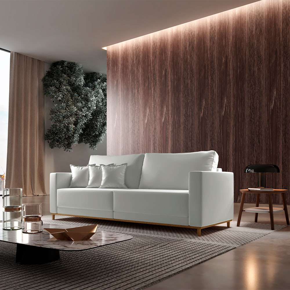 Sofá Djon 02 Módulos de 80cm B20cm Meu Sofá Online