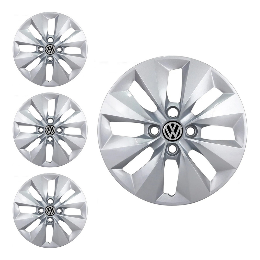 Jogo 4 Calota Aro 14 Gol G5 G6 G7 Voyage G5 G6 2013 em Oferta na Shopee