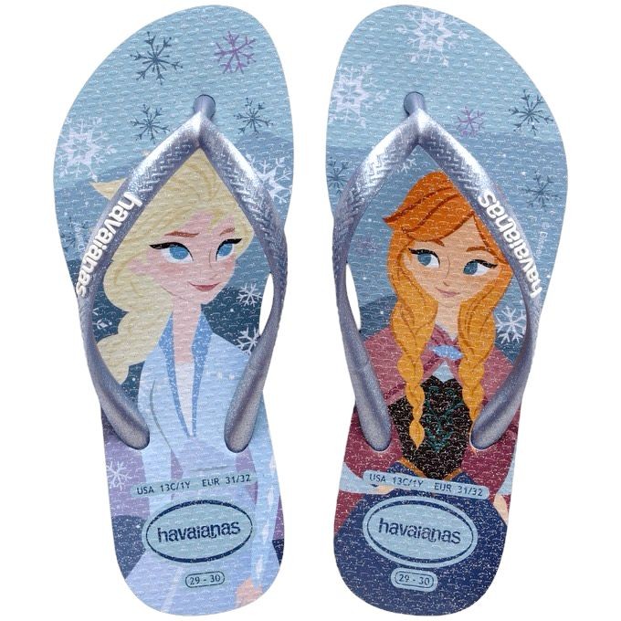 Chinelo Infantil Slim Kids Havaianas Prince Glitter Original