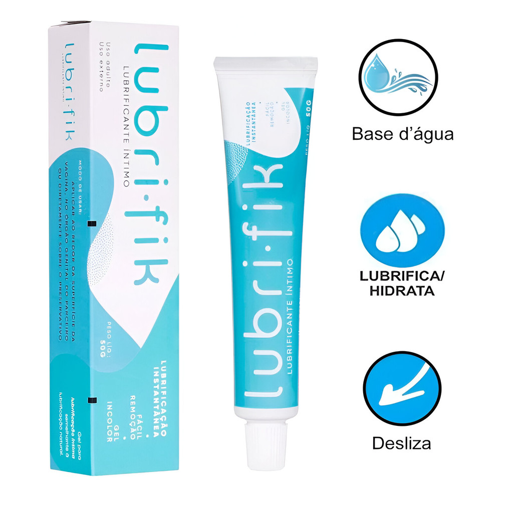 Lubrifik Gel Lubrificante Íntimo Neutro 50g Cimed em Oferta na Shopee