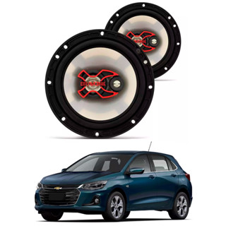 4 Alto Falantes 6" Polegadas 100W RMS Triaxial B3x60x Chevrolet Onix 2013 até 2021 - Bravox em Oferta na Shopee