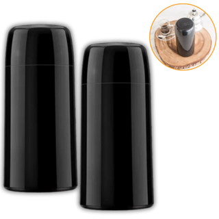 Kit 2 Mini Garrafa Térmica Pequena Infantil Café Preta 250ml - Invicta