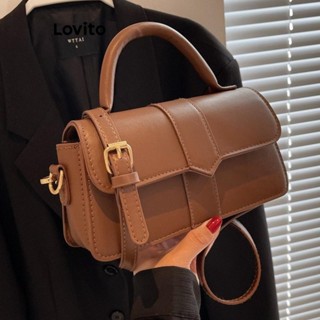 (Trendy) Lovito Bolsa de ombro pequena simples e elegante para mulheres LFA57110 em Oferta na Shopee