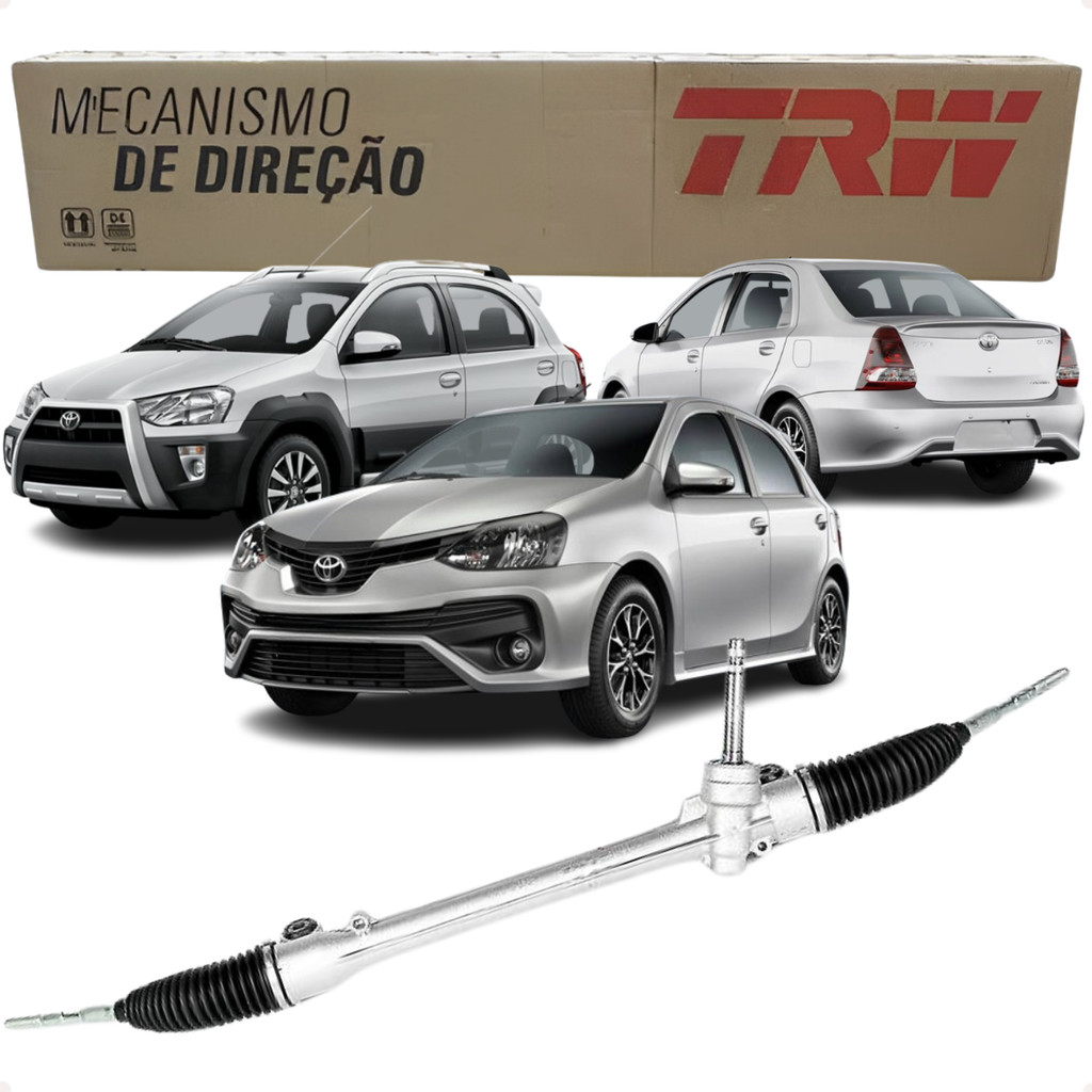 Caixa De Direção Mecânica Etios Hatch Sedan Cross Original TRW 2012 2013 2014 2015 2016 2017 a 2021