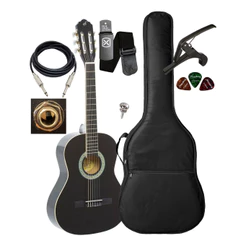 Violão Giannini N6 Bk Captador Passivo + Capa Acessórios