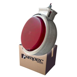 Lanterna Bojuda Foguinho Maria Full Led Acabamento Cromada Lente Vermelha em Oferta na Shopee