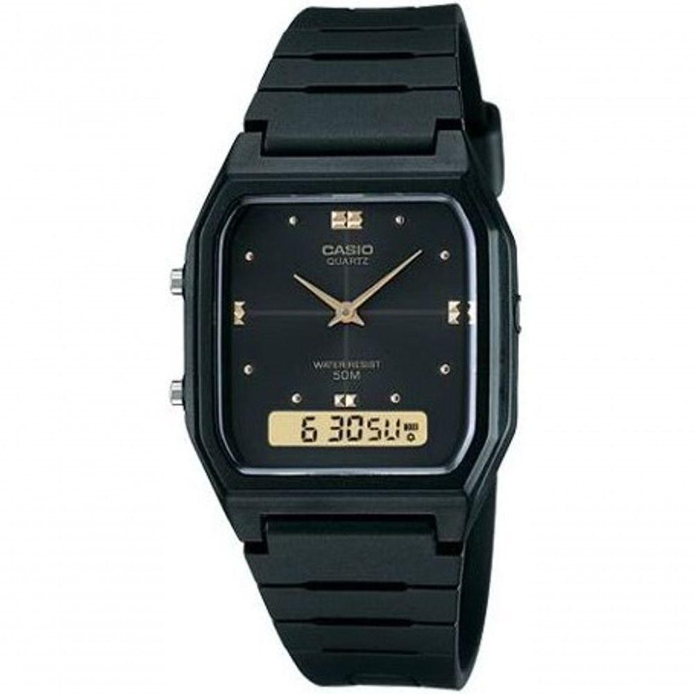 Relógio Casio Vintage Aw-48he-1av Preto - Watches