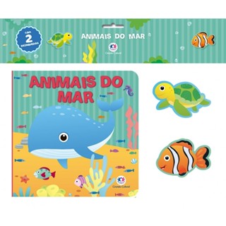 Livro Banho Animais do mar em Oferta na Shopee