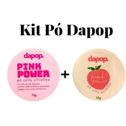 Kit Pó Rosa Mosqueta + Pó Pessego - Dapop