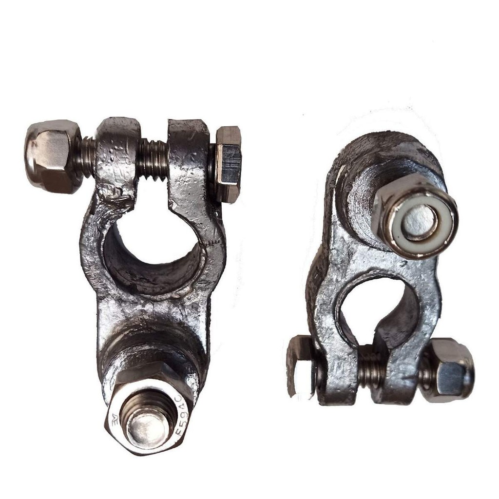 Terminal De Bateria Chumbo Parafuso Inox Parlock em Oferta na Shopee