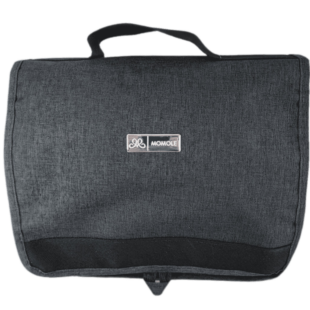 Necessaire Organizadora Maternidade Linho City Preto Momole