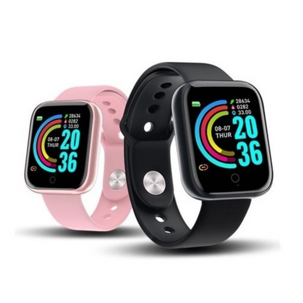 Relógio Smartwatch D20 Pro Bluetooth Coloca Foto na Tela Monitor Cardíaco Pressão Esportivo Android iPhone