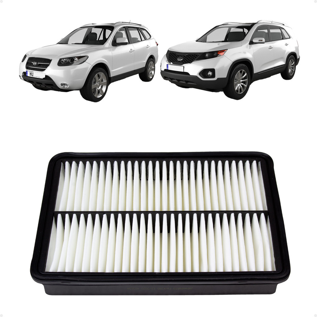 FILTRO DE AR MOTOR HYUNDAI SANTA FÉ 2009 A 2012 KIA SORENTO 2009 A 2015