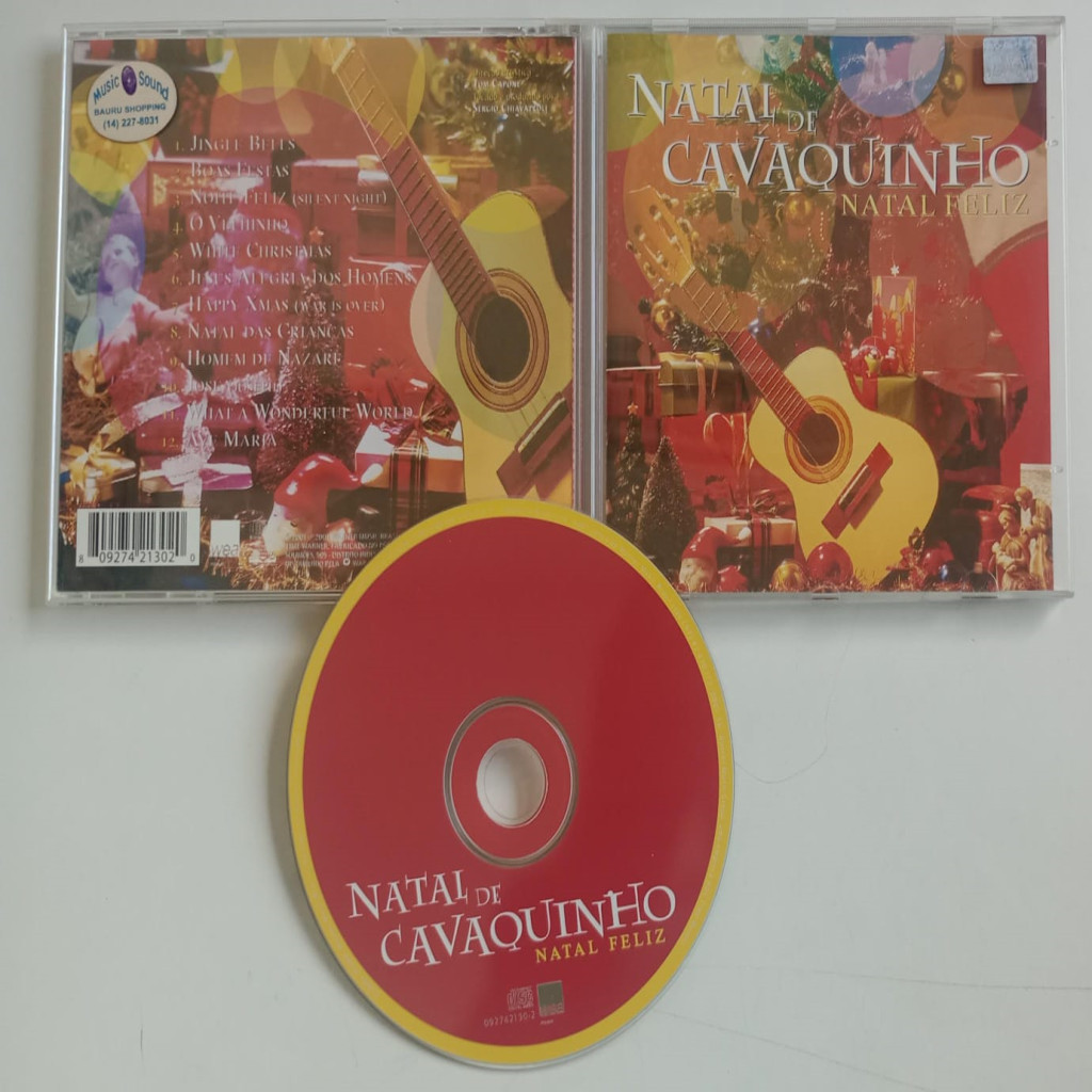 CD VÁRIOS ARTISTAS NATAL DE CAVAQUINHO - NATAL FELIZ