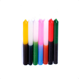 Kit 70 Velas Palito Bicolor 100% Parafina Pura 18cm em Oferta na Shopee