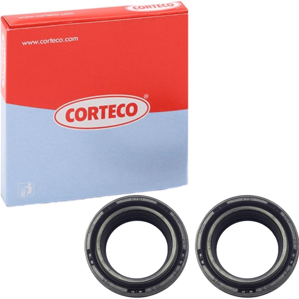 Par Retentor Do Tubo De Bengala Corteco Honda Biz 100 125 Yamaha Crypton Neo 115 125