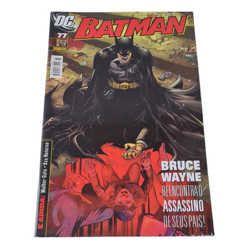 Hq - Gibi Batman 1ª Série N° 77 - Bruce Wayne Reencontra O Assassino De Seus Pais! - Panini 2009
