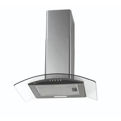 Coifa de Parede 60cm Fischer Fit Vidro Curvo com Função Depurador e Exaustor Inox 220V