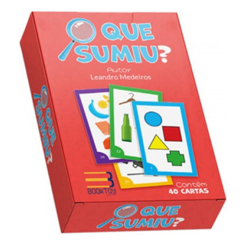 O Que Sumiu? Jogo De Cartas Memória Desafios Raciocínio Rápido Desenvolvimento Da Memória E Atenção