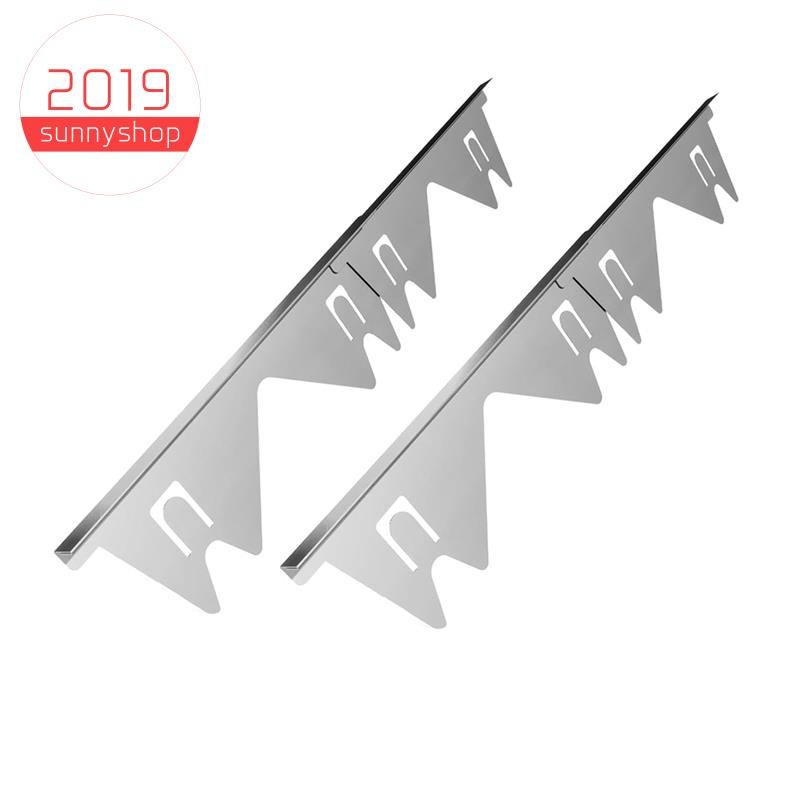 2 Pares De Tampas De Fogão De Aço Inoxidável , Enchimento , Proteção Para Laterais De Balcão De Forno De Cozinha , Kit D