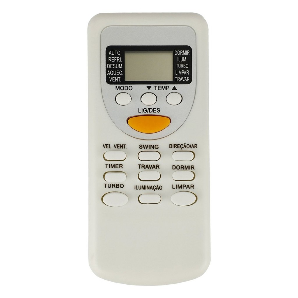 Controle Remoto ZH/JT-03 Compatível Komeco, Agratto, Rheem, York, Philco