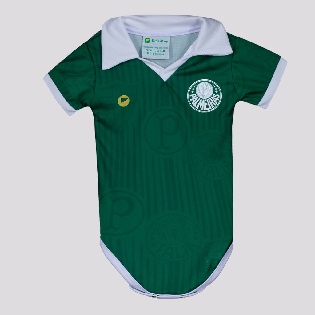 Body Palmeiras Premium Verde em Oferta na Shopee