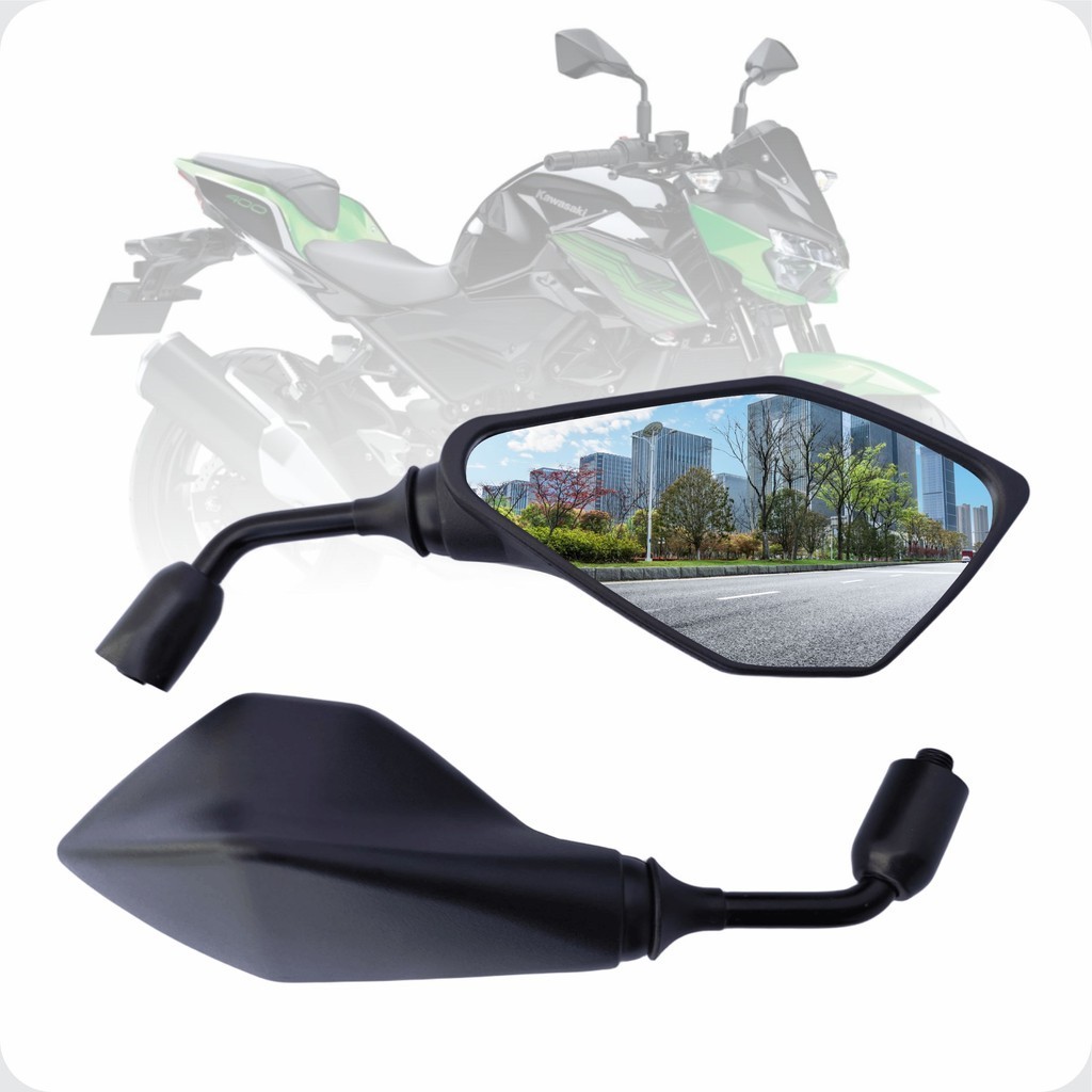 Retrovisor Kawasaki Mine Z400 Fixo Haste Curta Rosca Honda Cb 300 Titan Fan em Oferta na Shopee