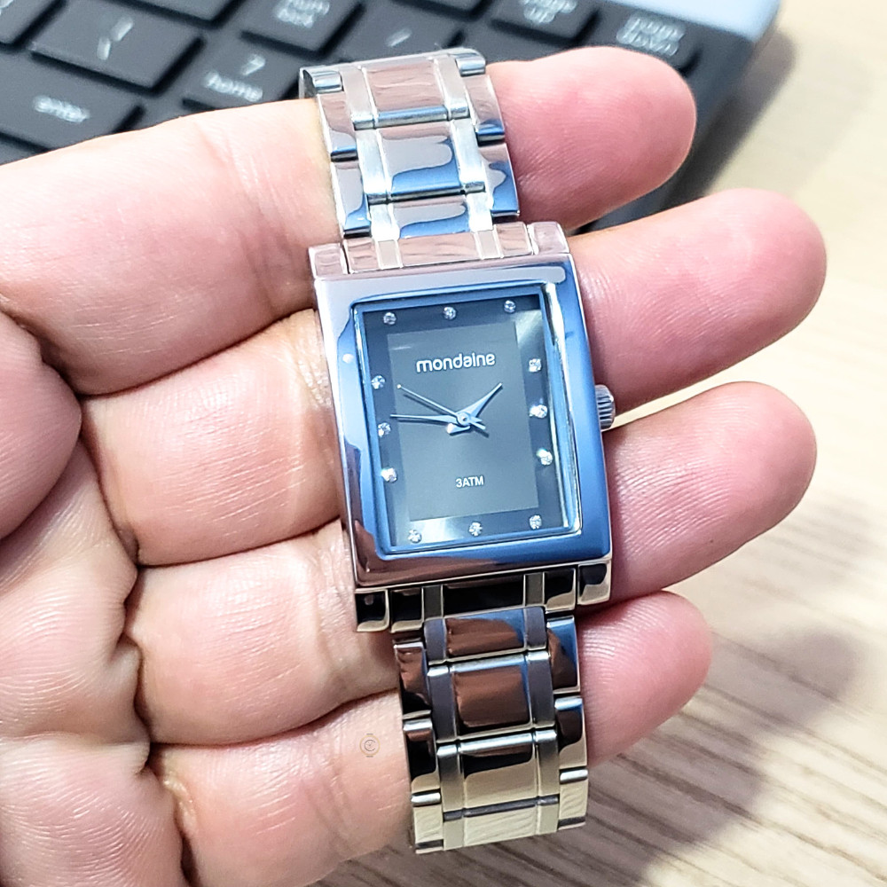 Detalhes do Relógio Mondaine Feminino Analógico Prateado 32103L0MVNE2