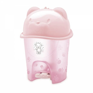 Lixeira Adoleta Com Pedal Fofura Translúcido 6,5 Litros em Oferta na Shopee