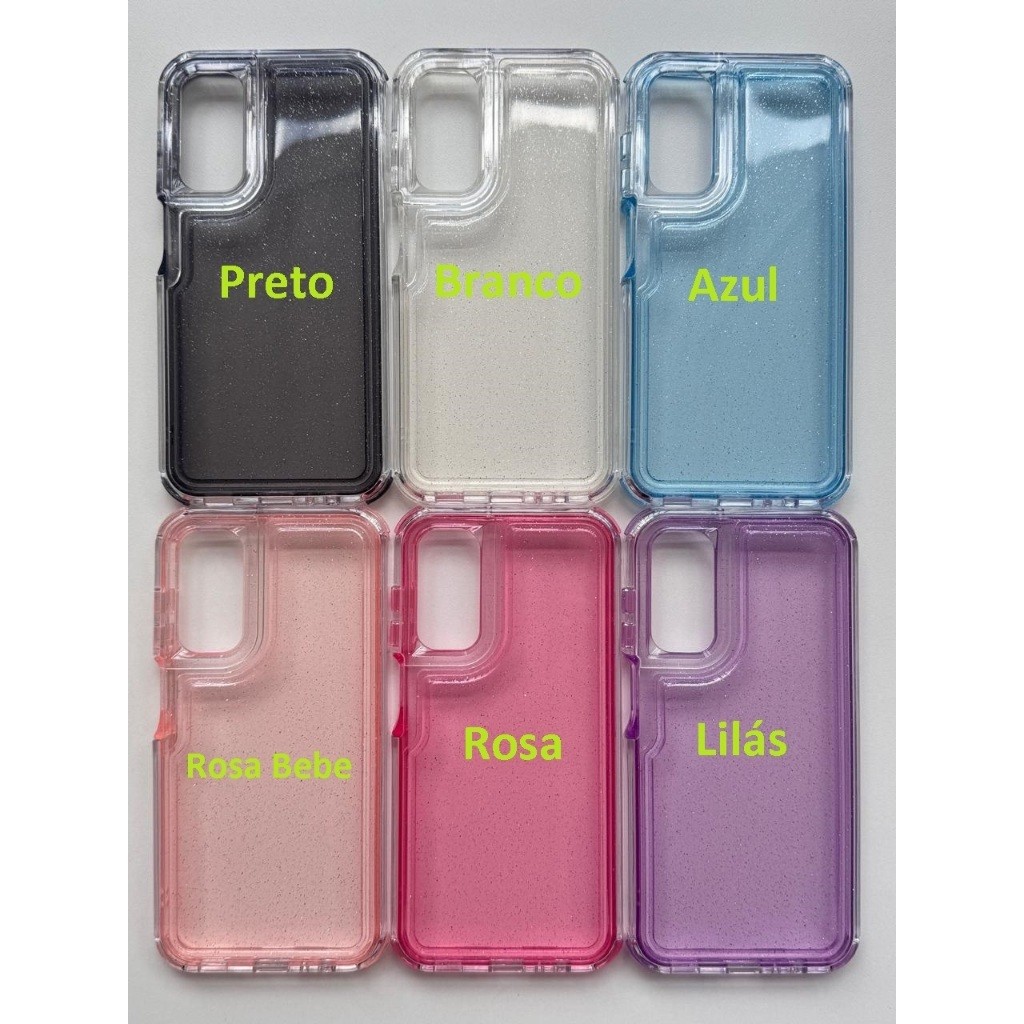 Capa Capinha Space Anti impacto Com Brilho Para Xiaomi Redmi Note Poco X6 M6 C65 12 13 13C 14C Pro 4G - CP 040 em Oferta na Shopee