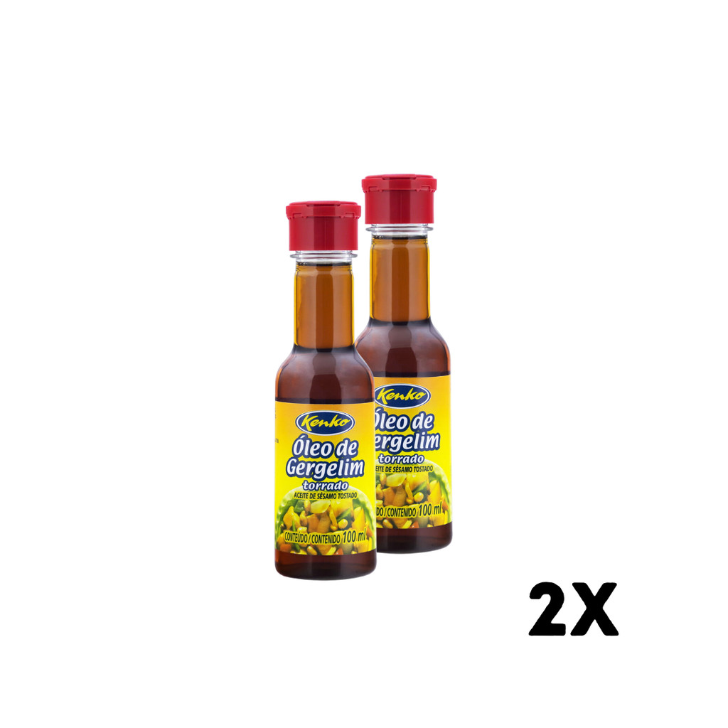 Kit Com 2 Óleo de Gergelim Torrado 100ml - Kenko em Oferta na Shopee