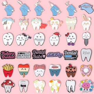 42 Estilos De Emblema De Dentes De Desenho Animado , Broche Esmaltado Para Cuidados Com O Dentista , Acessórios De Mochi em Oferta na Shopee