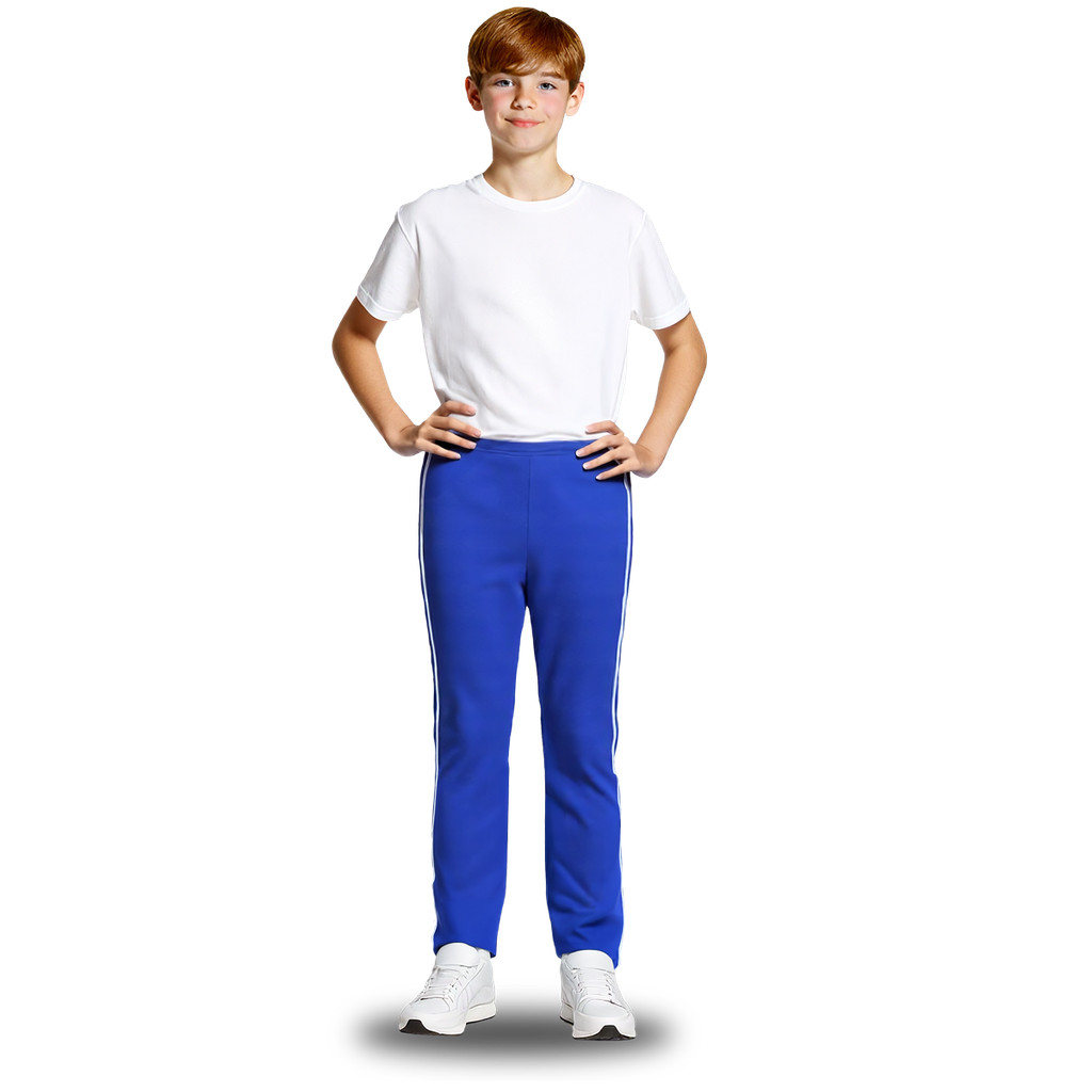 Calça Helanca Juvenil Azul Royal em Oferta na Shopee