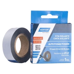 Fita Isolante Auto Fusão Norton 19mm x 2m