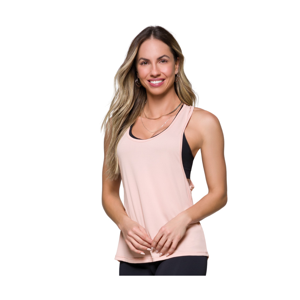 Camiseta Regata Super Cavada Feminina Dry Fit Fitness Selene em Oferta na Shopee
