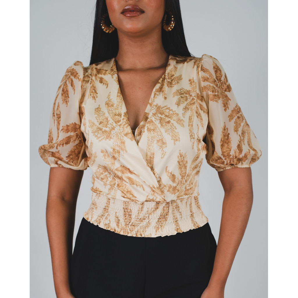 Blusa Cropped New Fresh Estampada Formitz