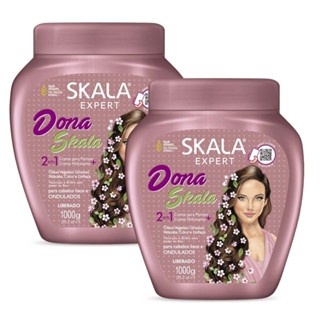Kit 2 Und Creme de Tratamento Skala Dona Skala 1kg em Oferta na Shopee