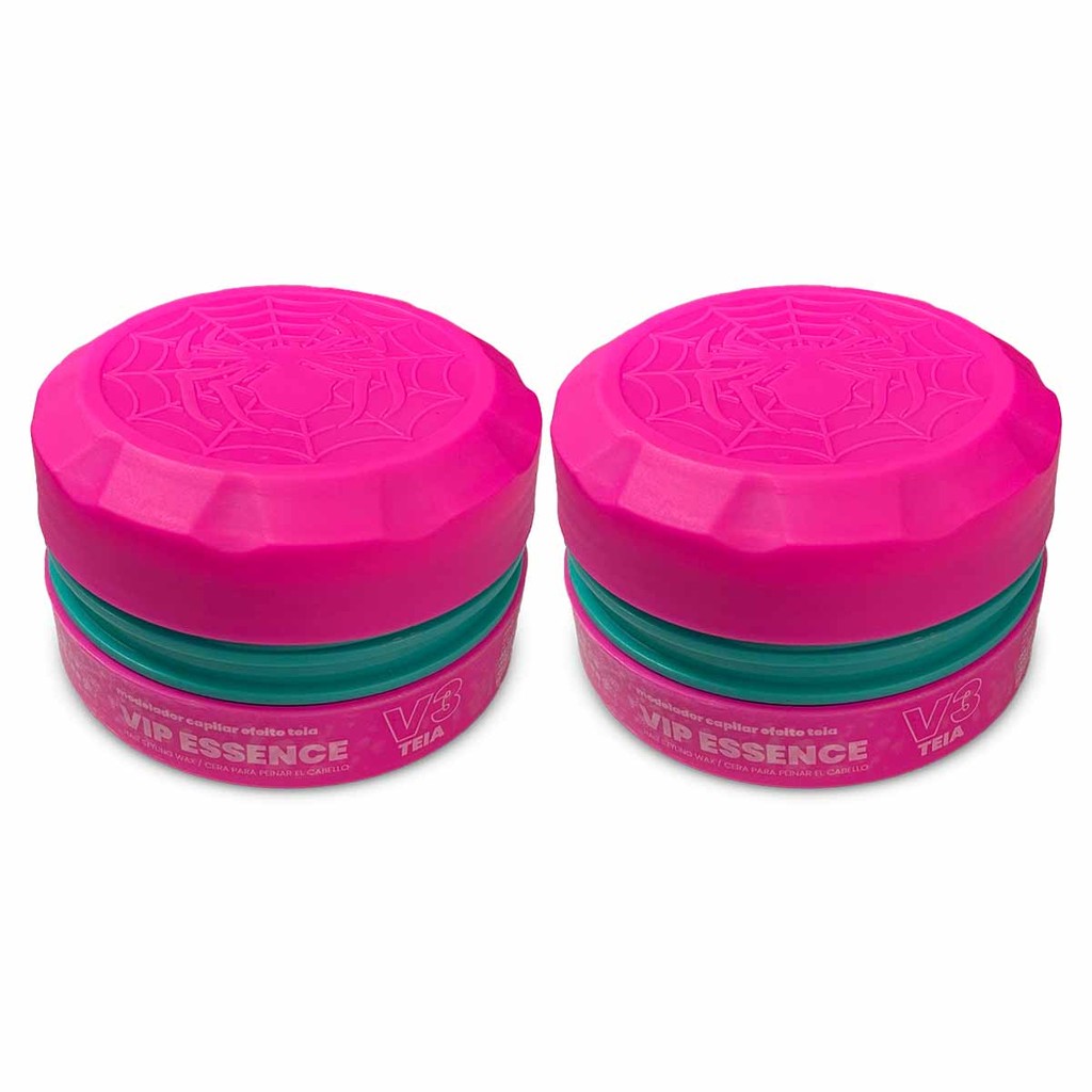 kit 2x Pasta cabelo teia vip essence V3 150g alfa look`s