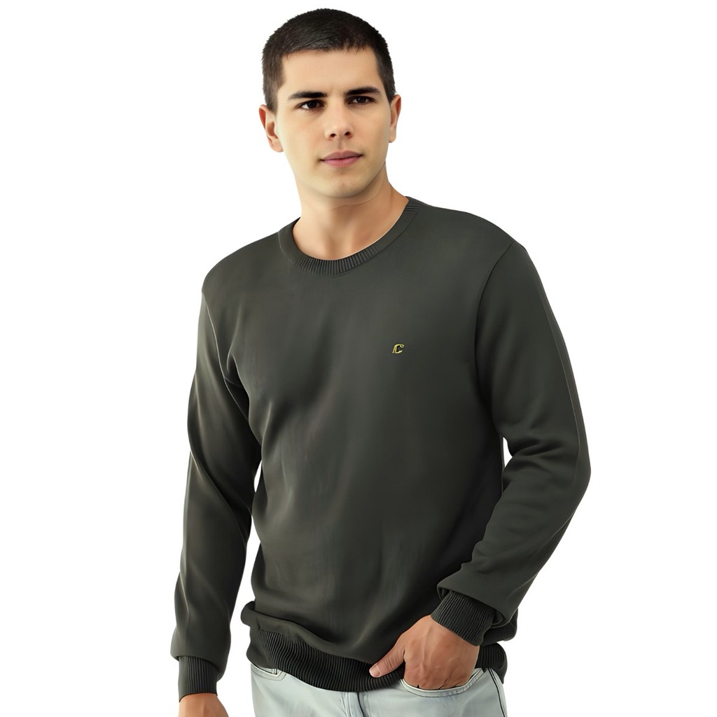 Suéter Masculino Texturizado Logo Bordada Colcci
