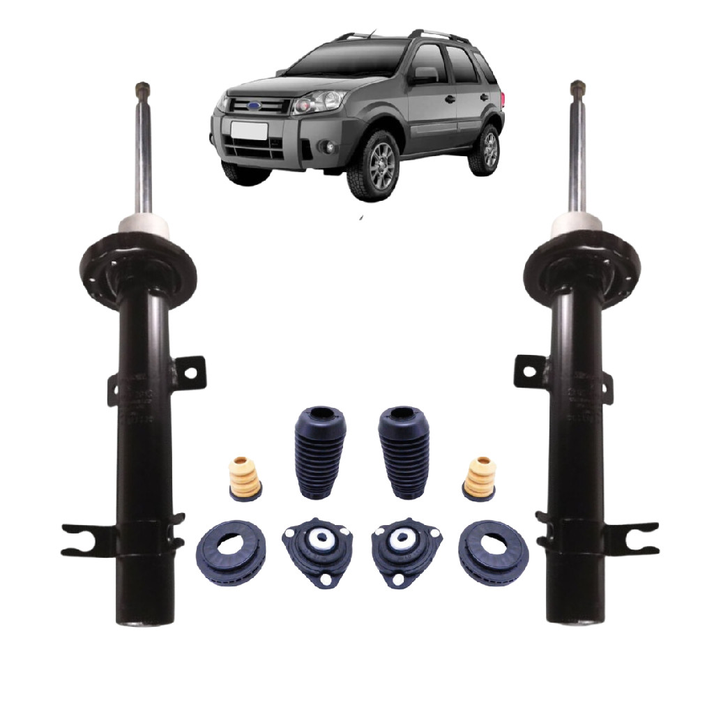 Par Amortecedor Dianteiro Direito/Esquerdo Monroe + Kit Batente Ford Ecosport 2004