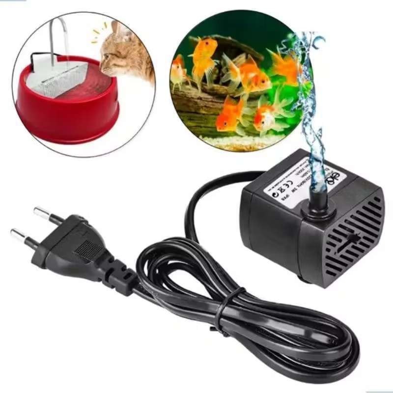 Bomba Submersa Bombinha Motor Para Aquário Fonte Água Bebedouro Pet 180l/h Bivolt Cabo 1.20 m oferta