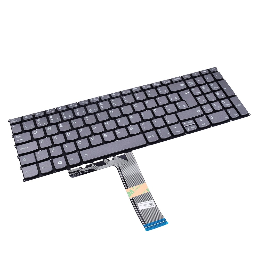 Teclado para Notebook Lenovo Ideapad 3-15ITL6 | Cinza ABNT2 - Computers & Accessories