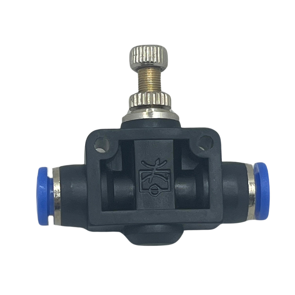 Conexão Pneumática Regulador de Fluxo Tubo x Tubo 6mm