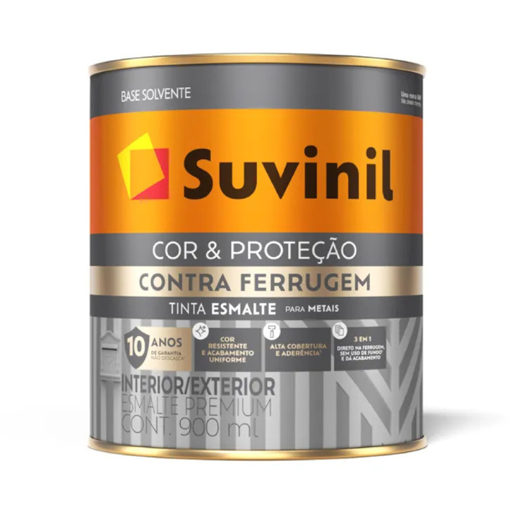 Tinta Esmalte Contra Ferrugem Acetinado Branco Suvinil