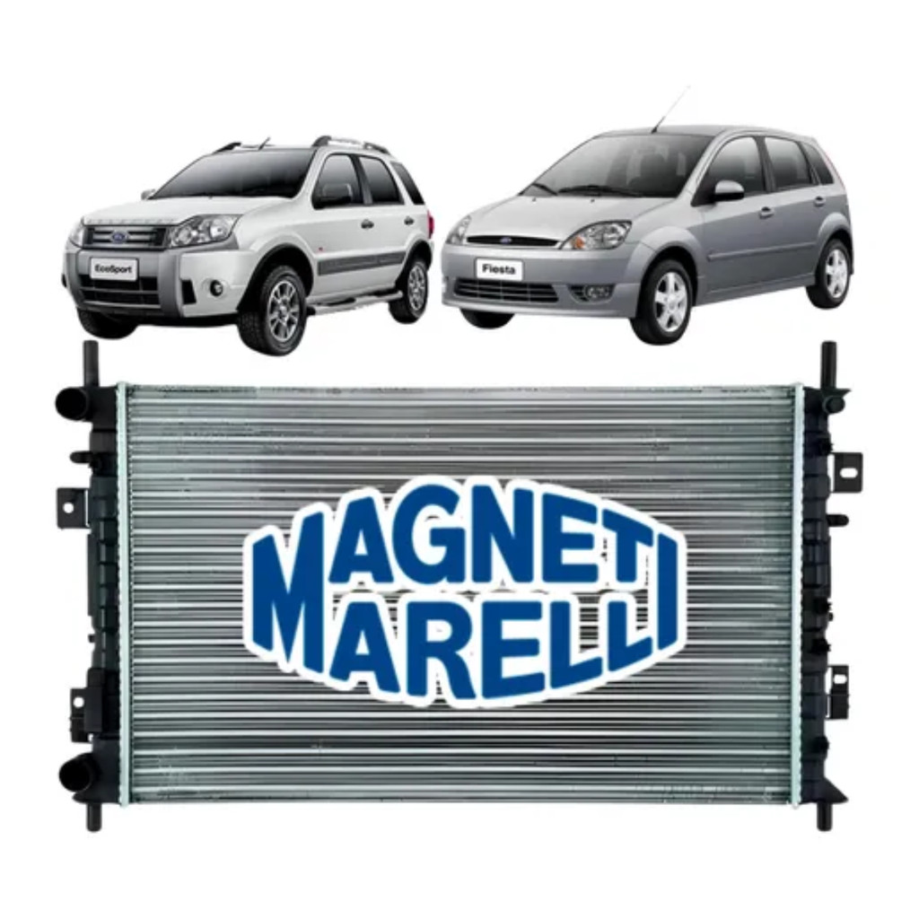 Radiador Magneti  Marelli Ford Fiesta Ecosport 2003 2006 2009 2012 1.0 1.6 em Oferta na Shopee